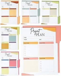 Project File Folders 24 Pack - Cute File Folders Colored, Project Management Tools, Job Folder - Reversible 6 Colors Project - HD 

Photos